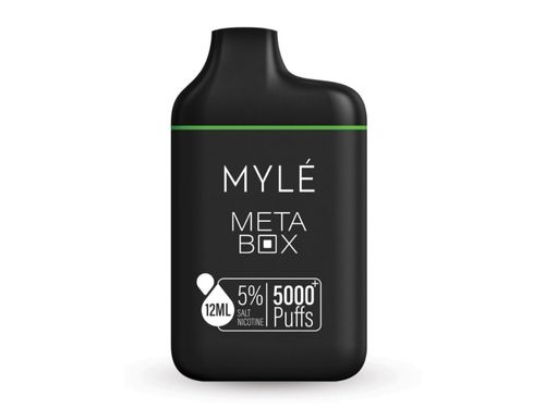 iced apple myle meta box disposable device