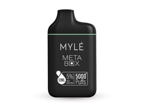 iced mint myle meta box disposable device