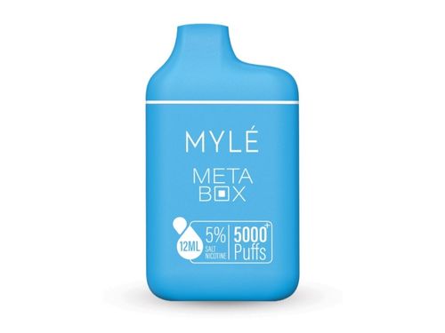 iced tropical fruit myle meta box disposable device
