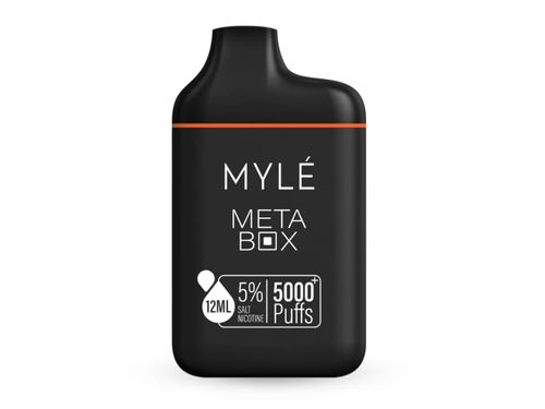 orange ice myle meta box disposable device