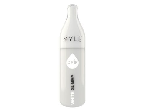 white gummy myle drip disposable device